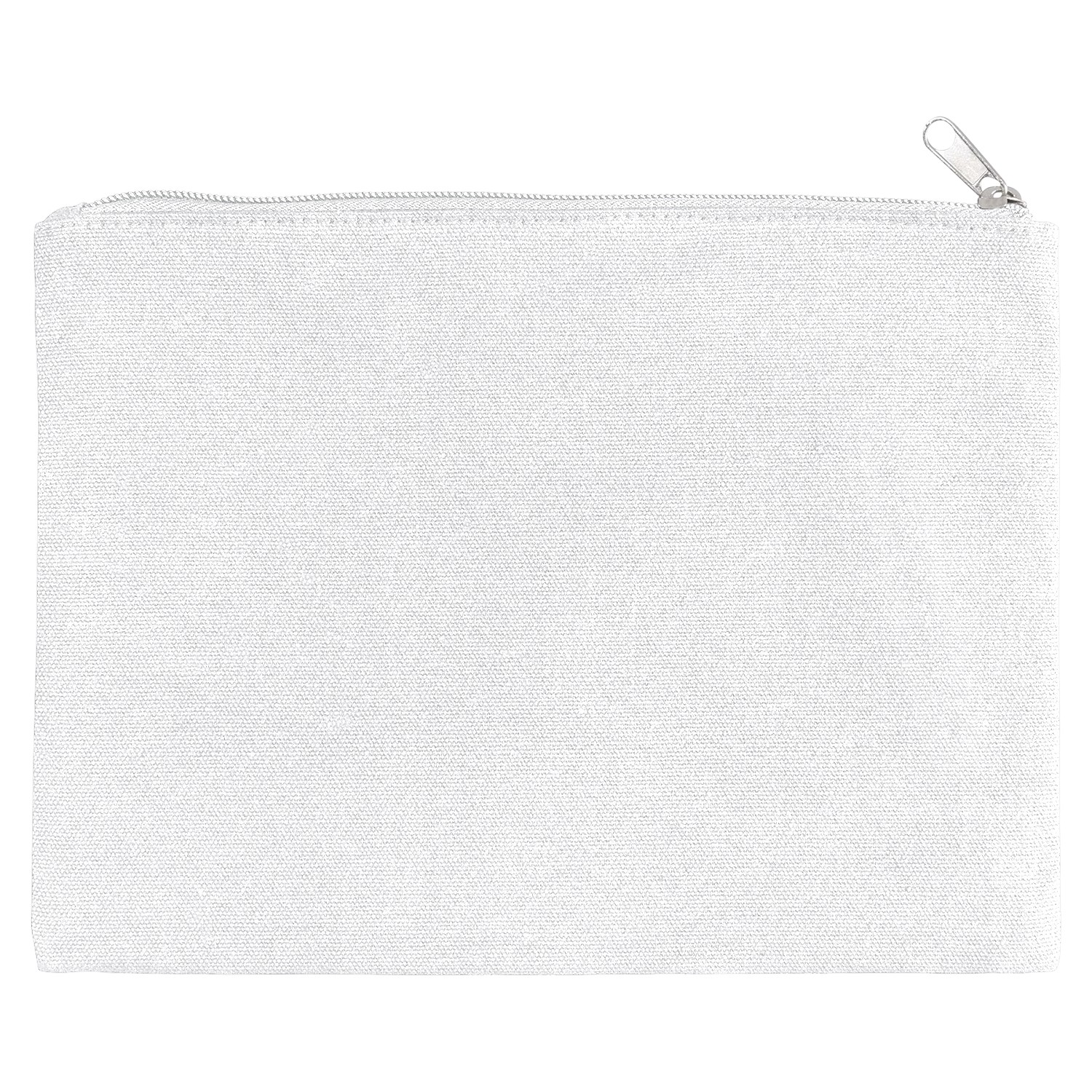 Zipper Pouch-PolyCotton Twill-12x9.