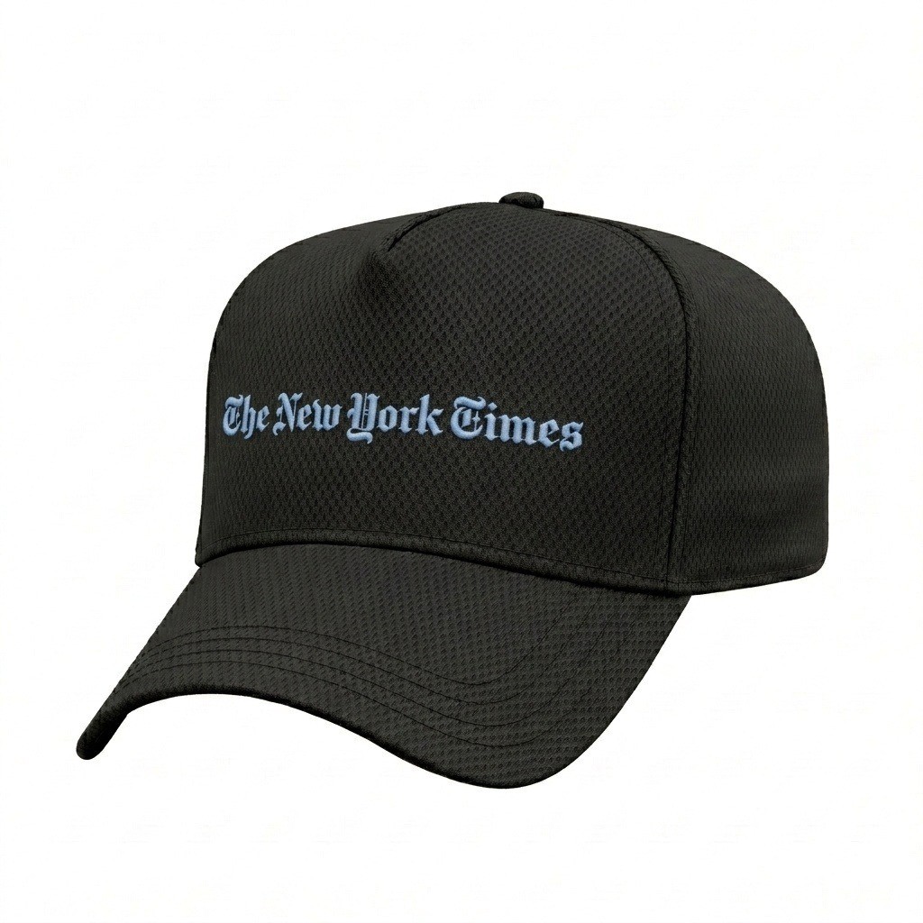 USA-made 5L Black Diamond Pro baseball cap, decorated view, manufactured in Newark NJ