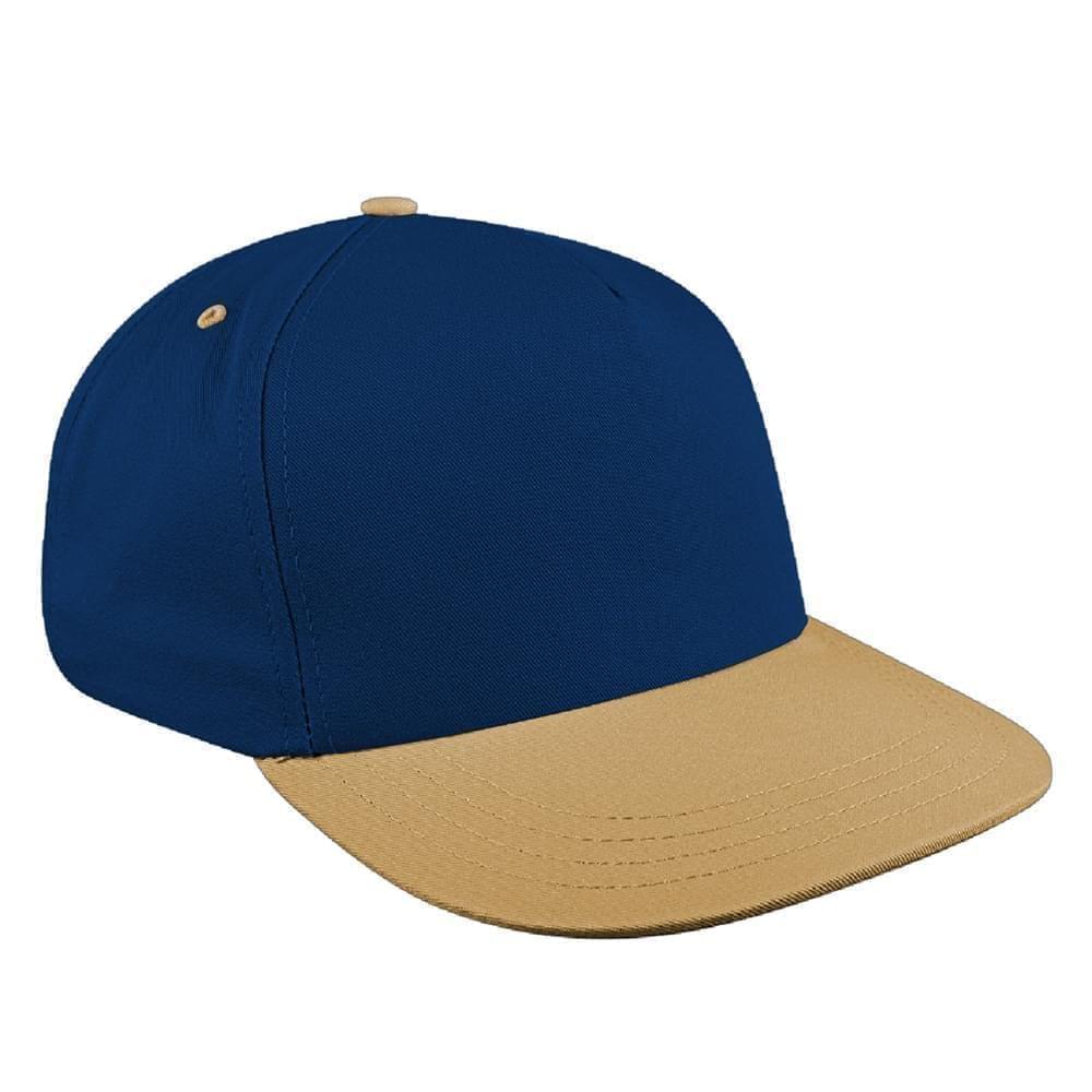 Two Tone Eyelets Ripstop Velcro Skate Hat