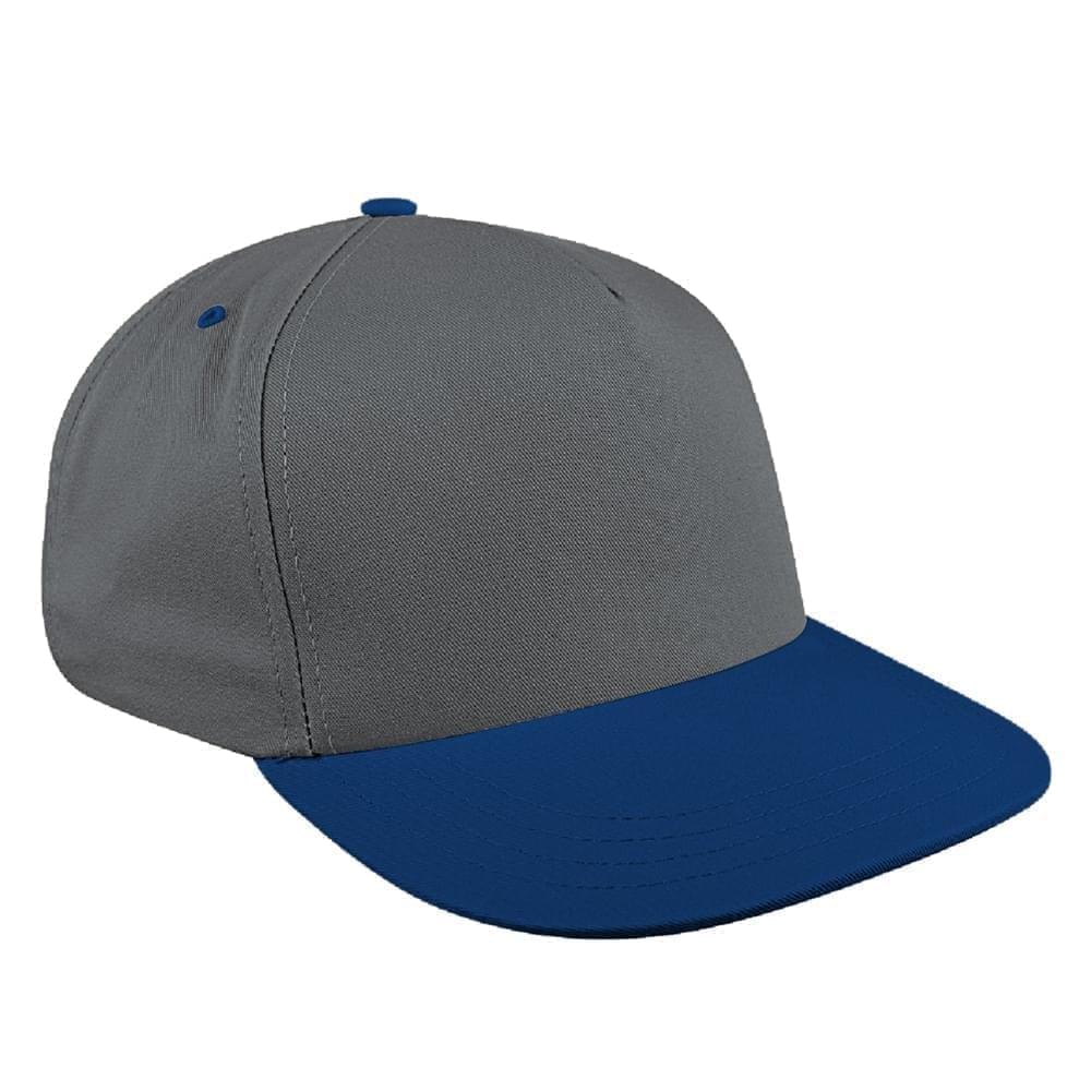 Two Tone Eyelets Organic Velcro Skate Hat