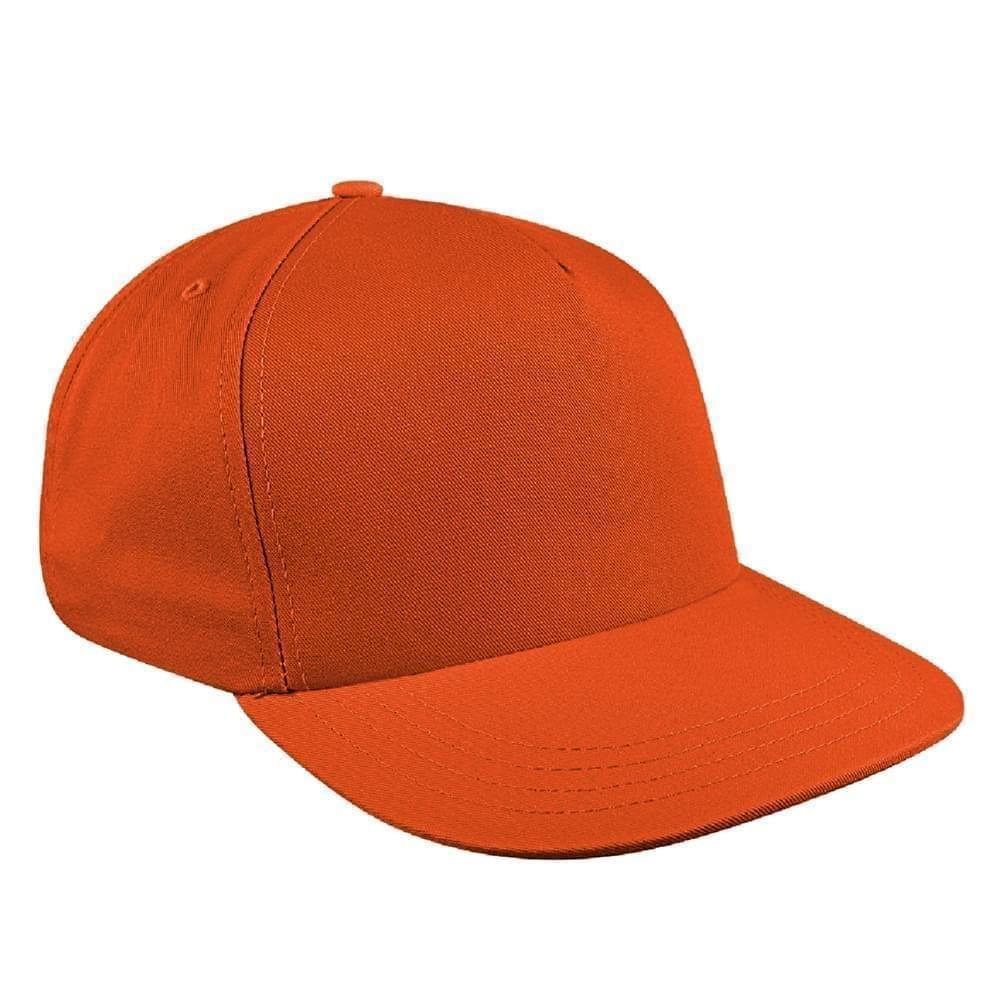 Solid Eyelets Brushed Snapback Skate Hat