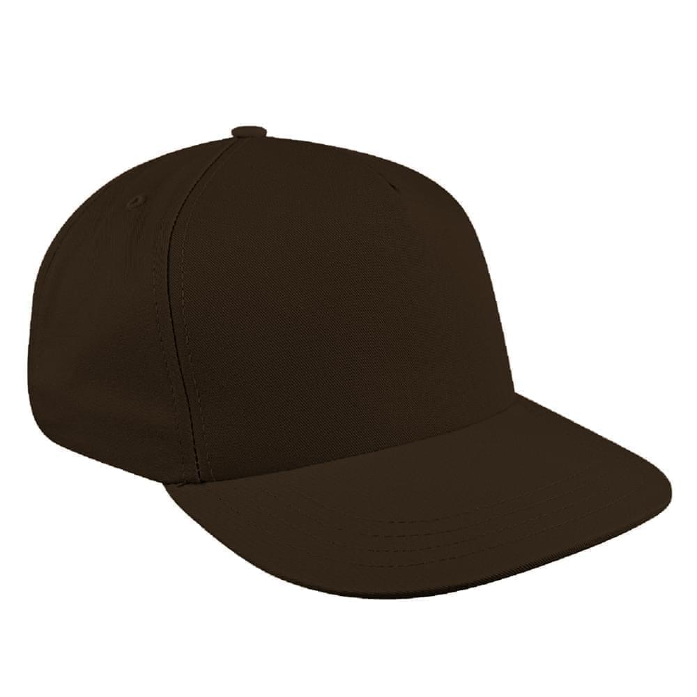 Solid Eyelets Canvas Snapback Skate Hat