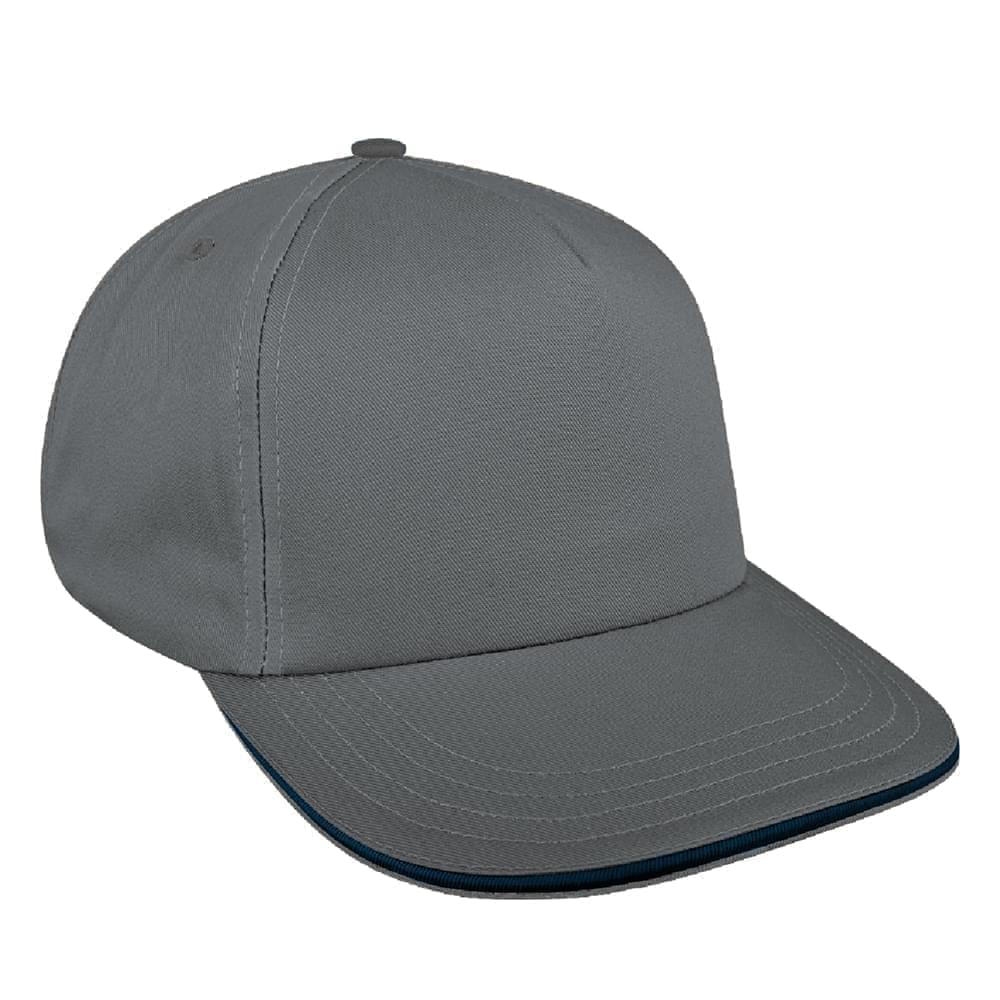 Sandwich Brim Ripstop Leather Skate Hat