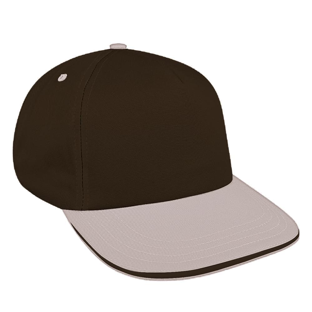 Two Tone Sandwich Organic Velcro Skate Hat