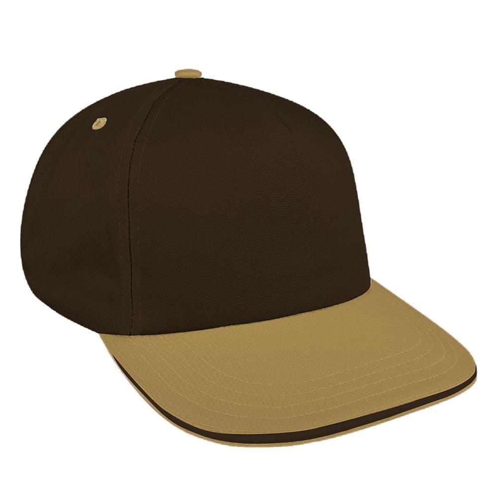 Two Tone Sandwich Wool Velcro Skate Hat
