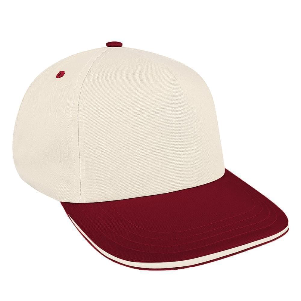 Two Tone Sandwich Organic Slide Buckle Skate Hat