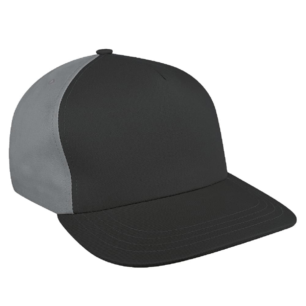 Contrast Back Brushed Snapback Skate Cap