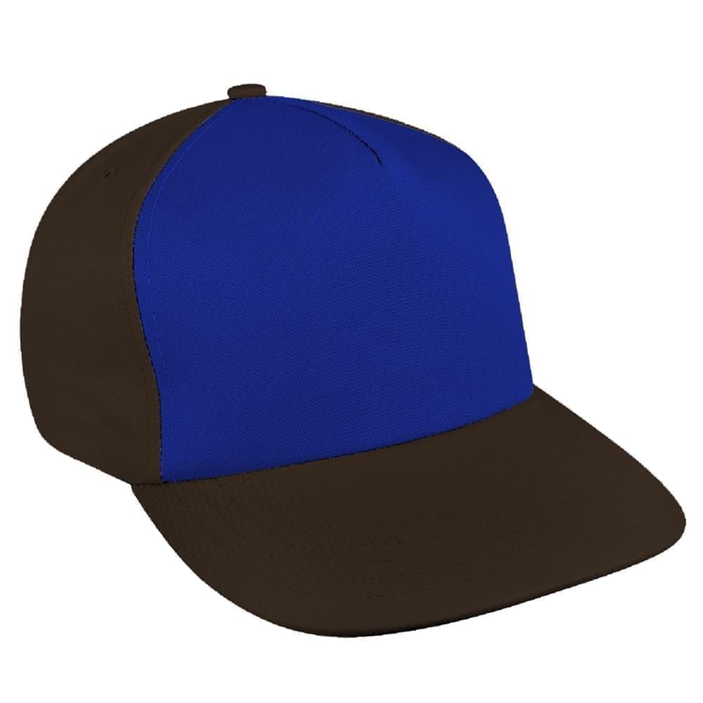 Contrast Front Canvas Velcro Skate Hat