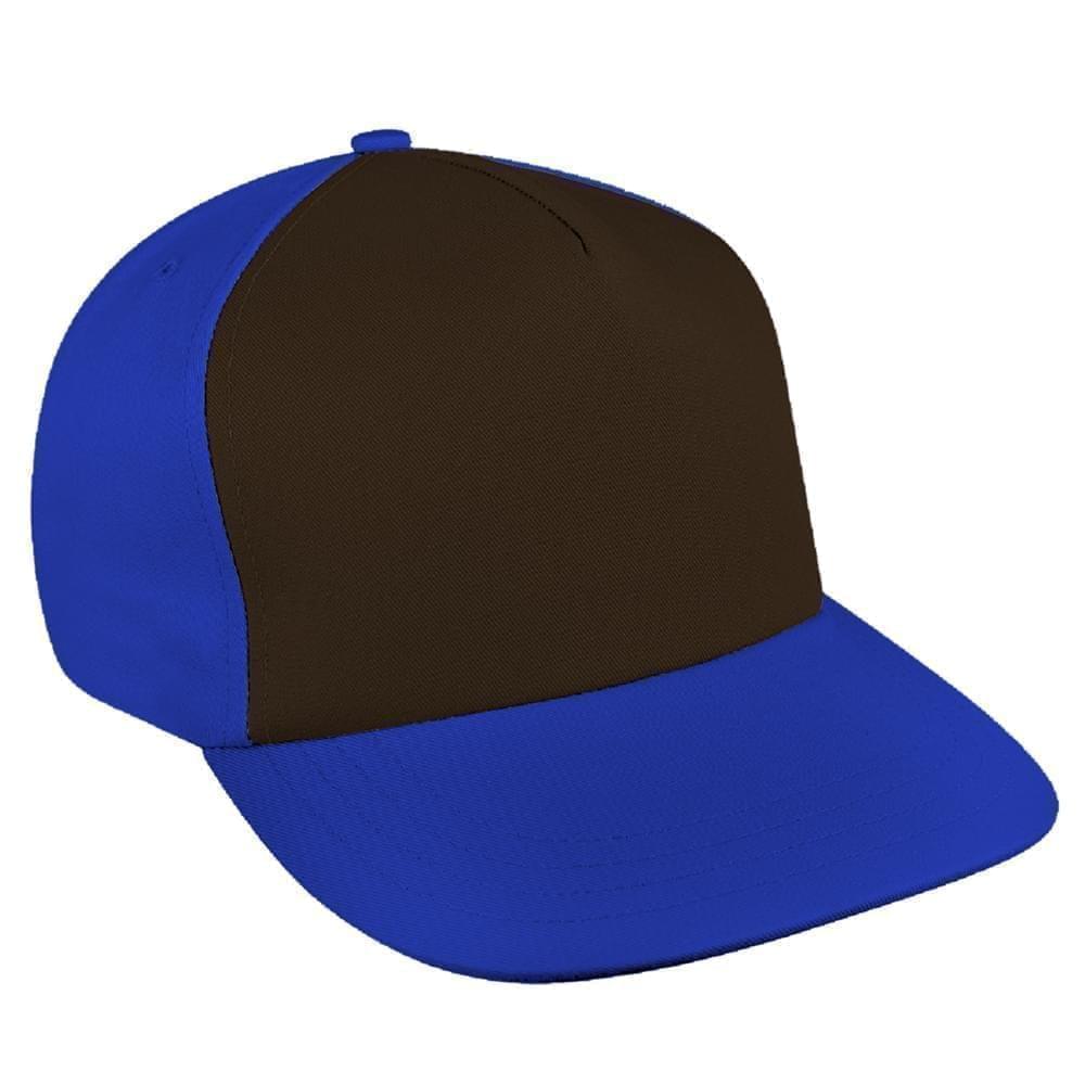 Contrast Front Pro Knit Leather Skate Hat
