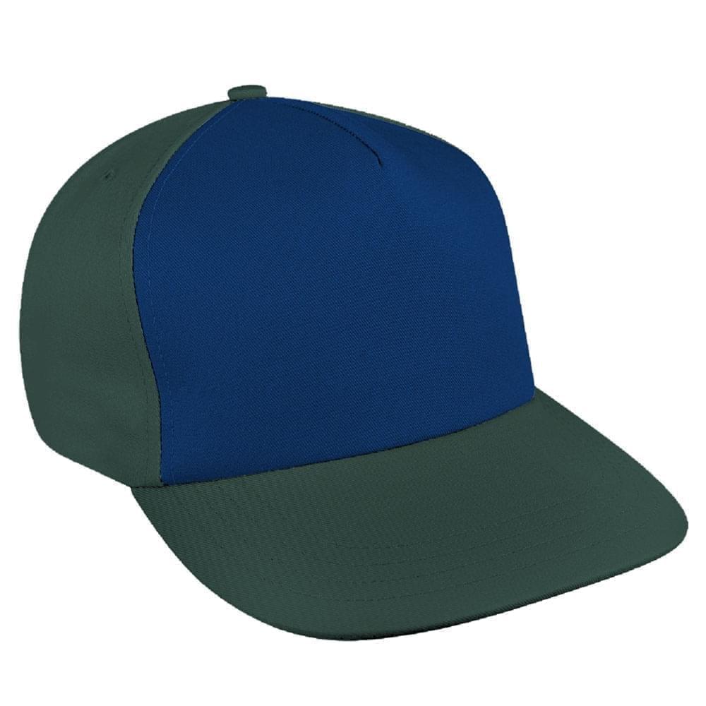 Contrast Front Canvas Self Strap Skate Hat