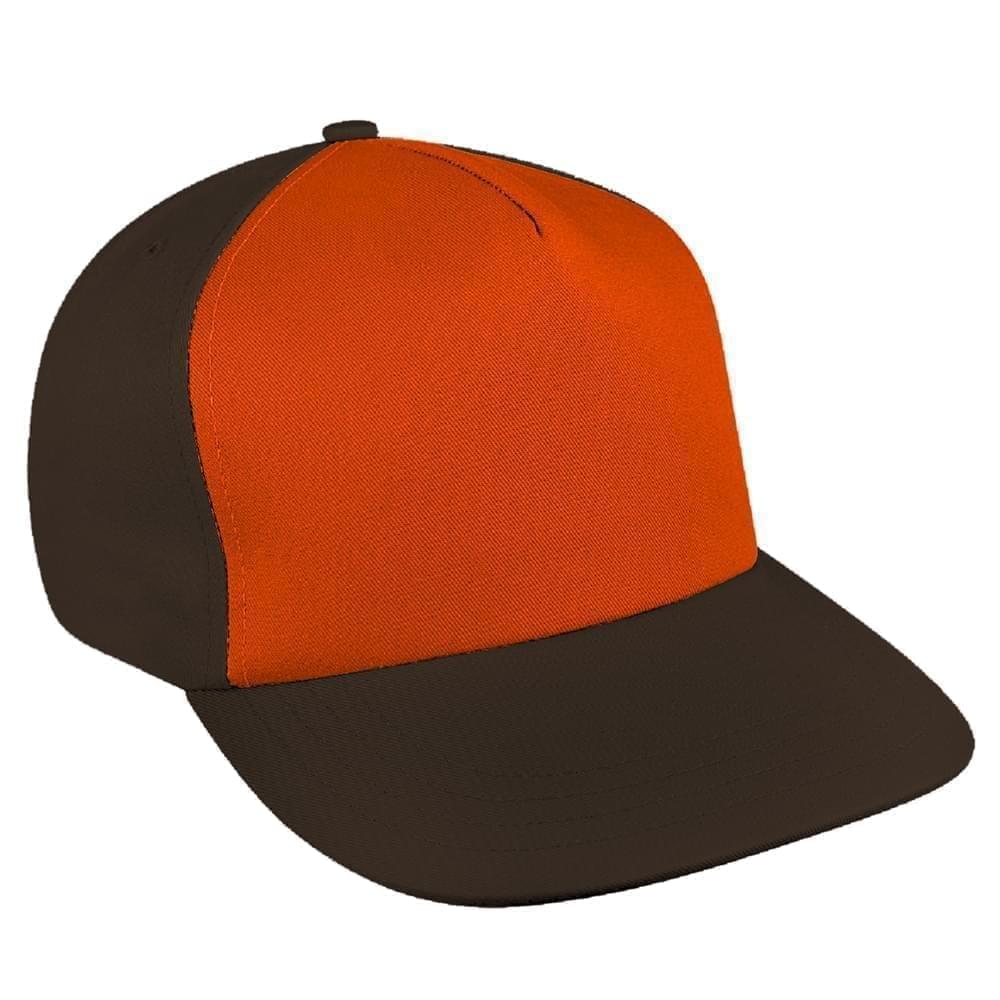 Contrast Front Twill Velcro Skate Hat