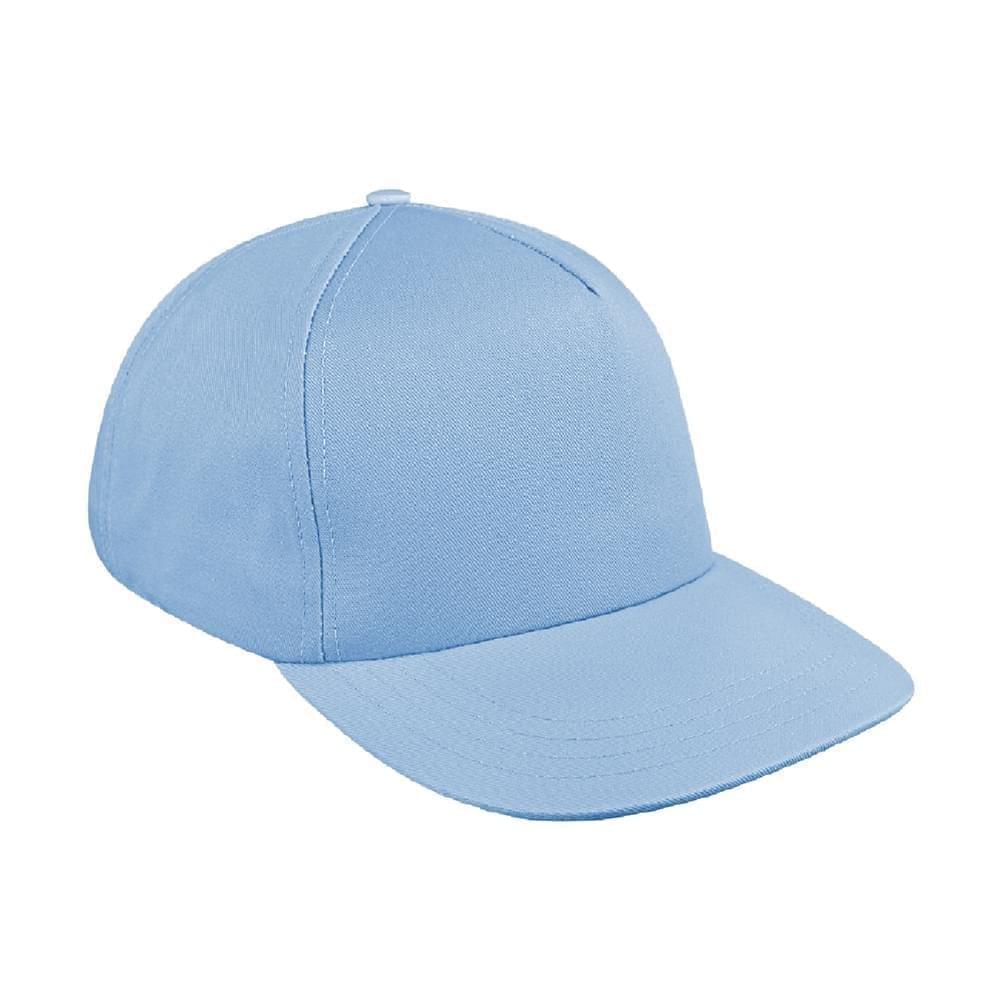 Solid Color Ripstop Slide Buckle Skate Hat