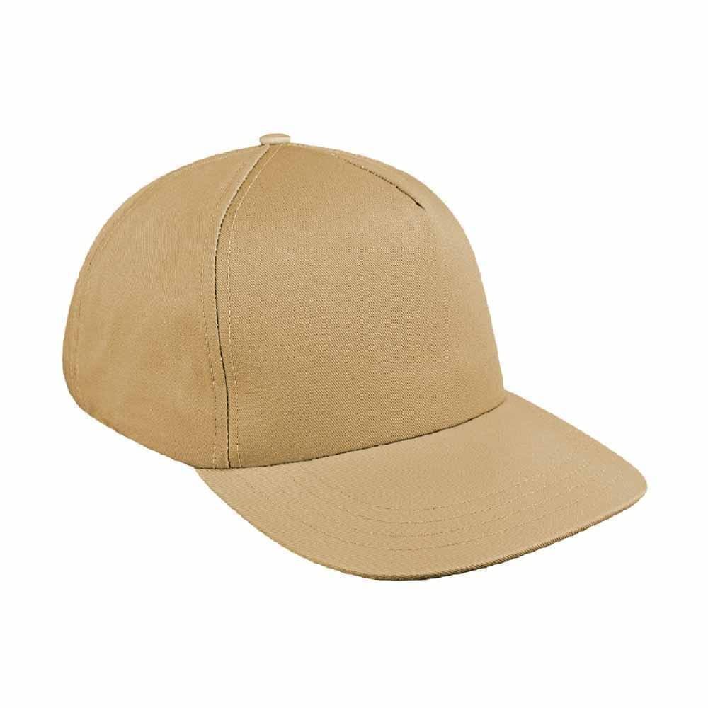 Solid Color Canvas Self Strap Skate Hat