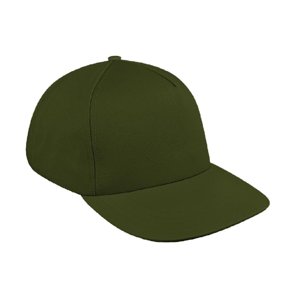 Solid Color Organic Slide Buckle Skate Hat