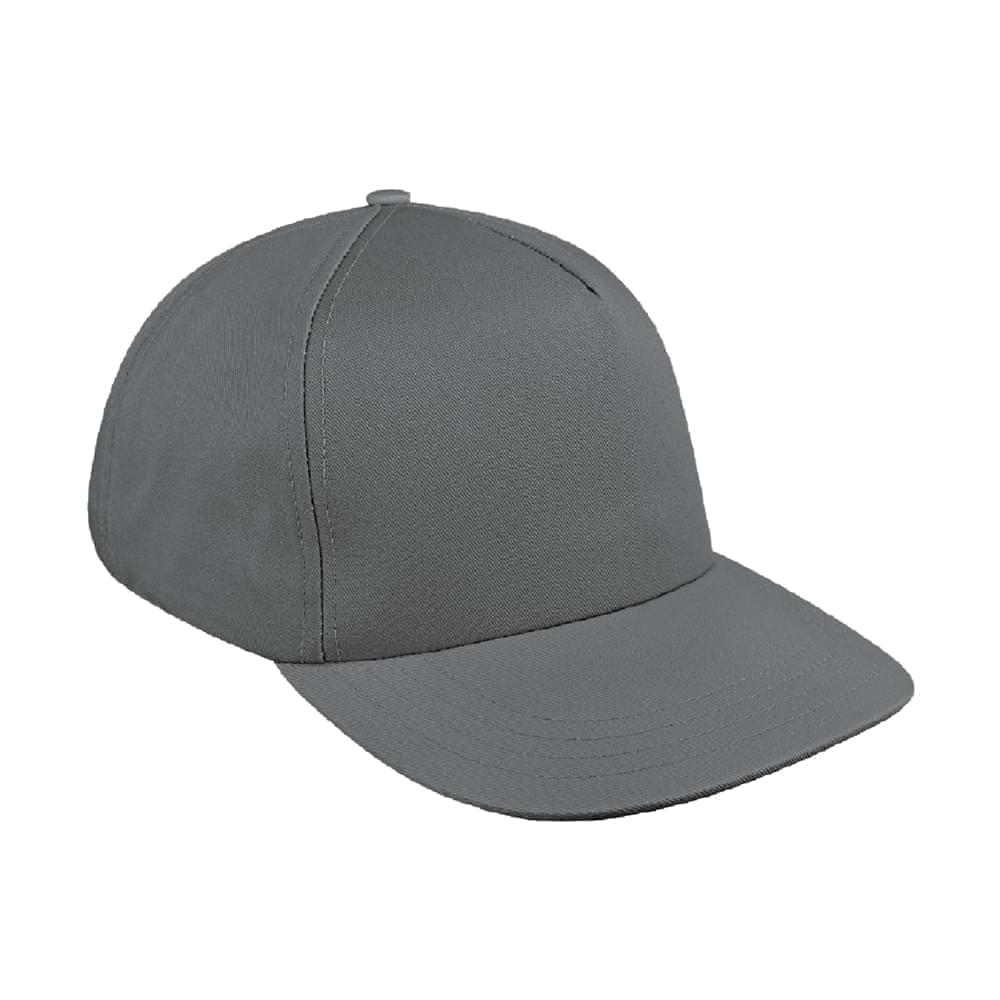 Solid Color Brushed Velcro Skate Hat