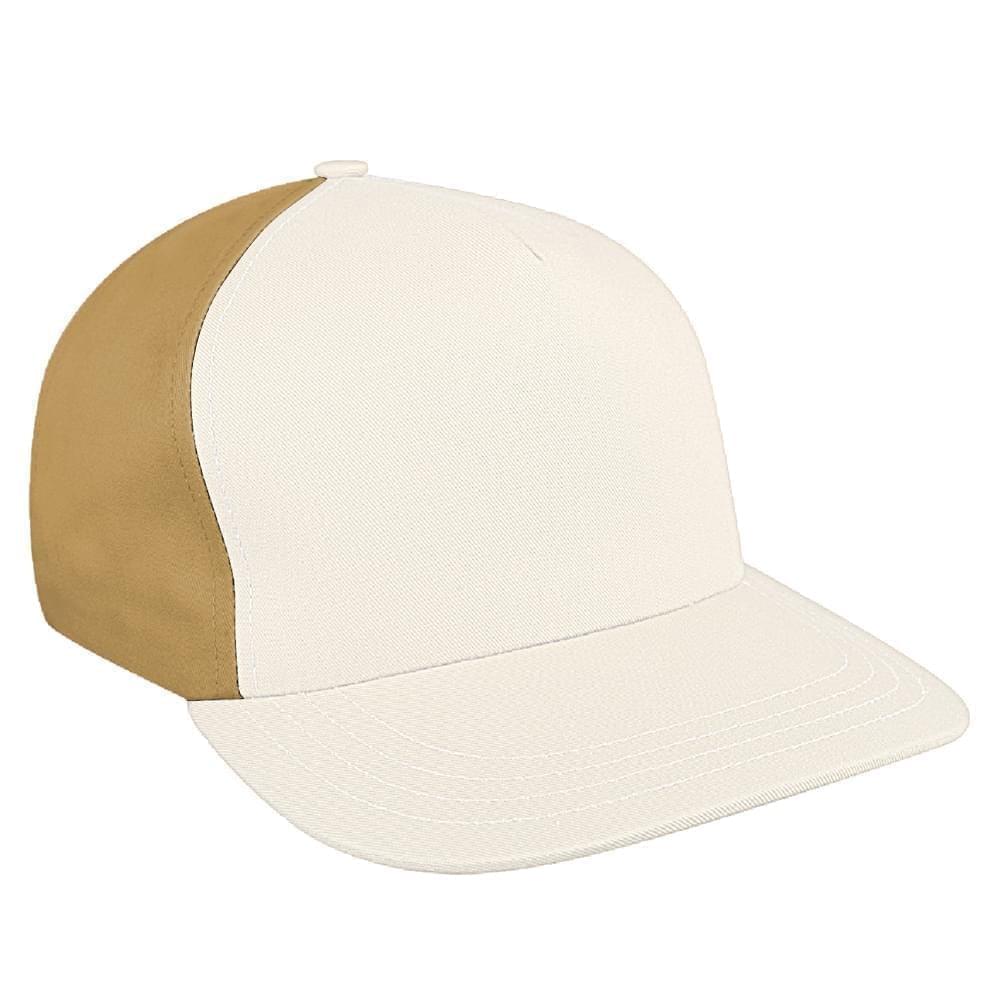 Contrast Back Ripstop Slide Buckle Skate Hat