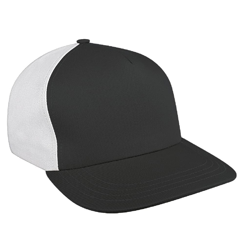 Contrast Back Twill Snapback Skate Hat