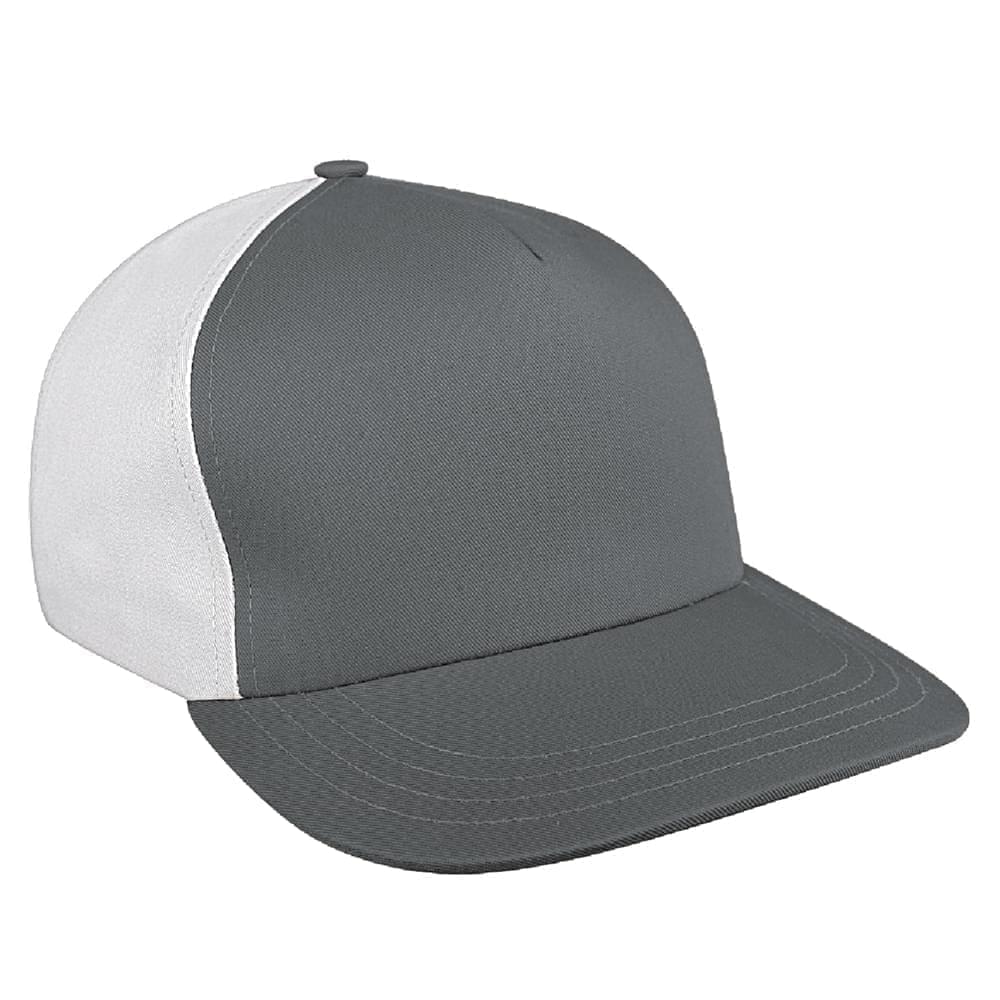 Contrast Back Organic Slide Buckle Skate Hat
