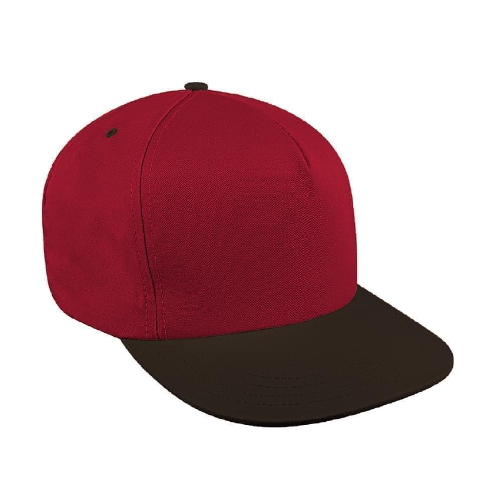 Two Tone Eyelets Denim Velcro Trucker