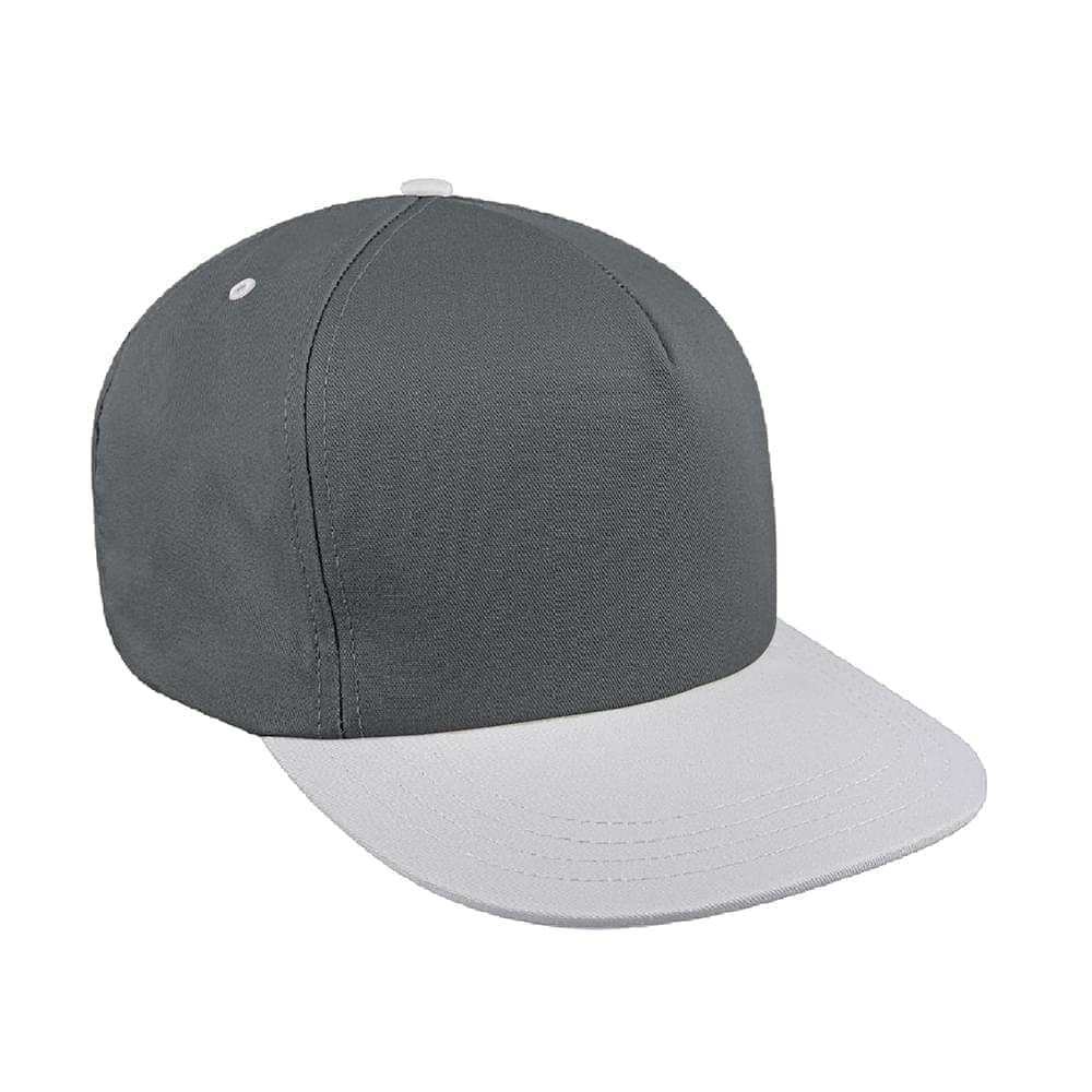Two Tone Eyelets Brushed Velcro Trucker