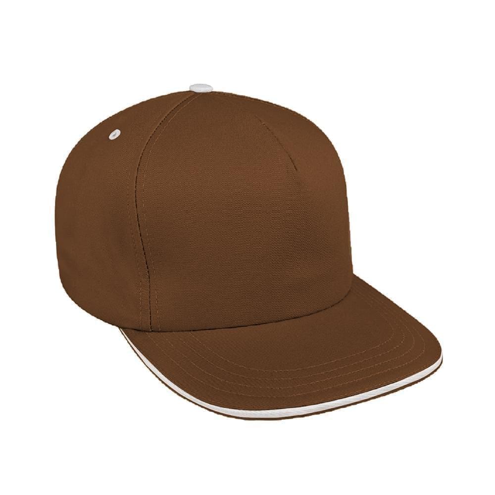 Sandwich Visor Ripstop Leather Trucker