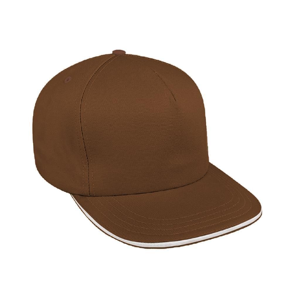 Sandwich Brim Ripstop Leather Trucker