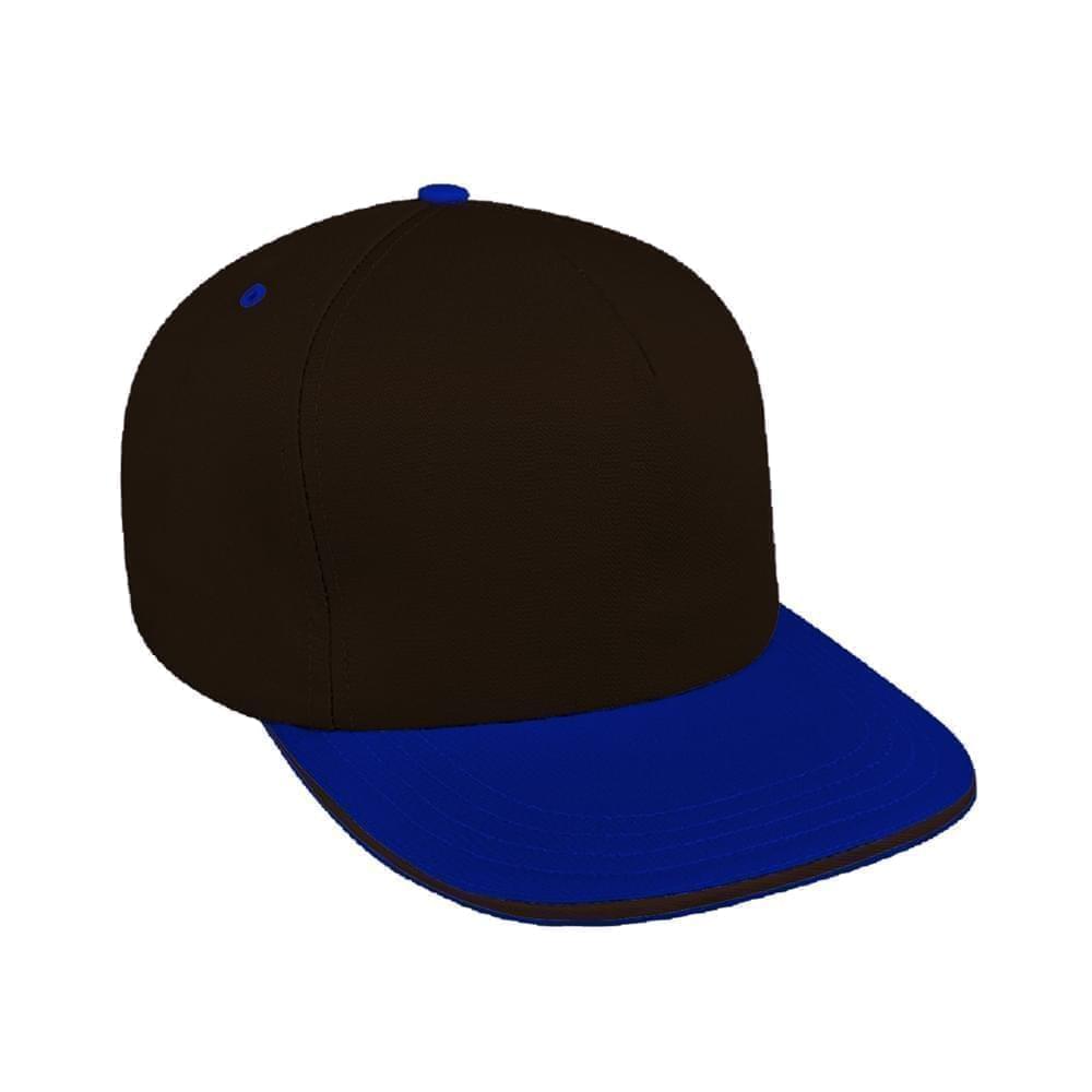 Two Tone Sandwich Canvas Leather Trucker