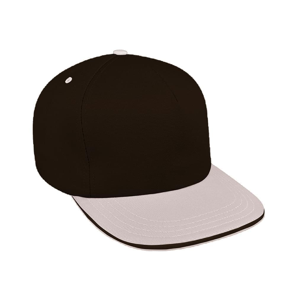 Two Tone Sandwich Denim Velcro Trucker