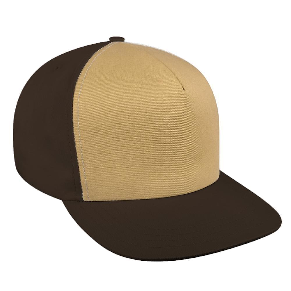 Contrast Front Wool Self Strap Trucker