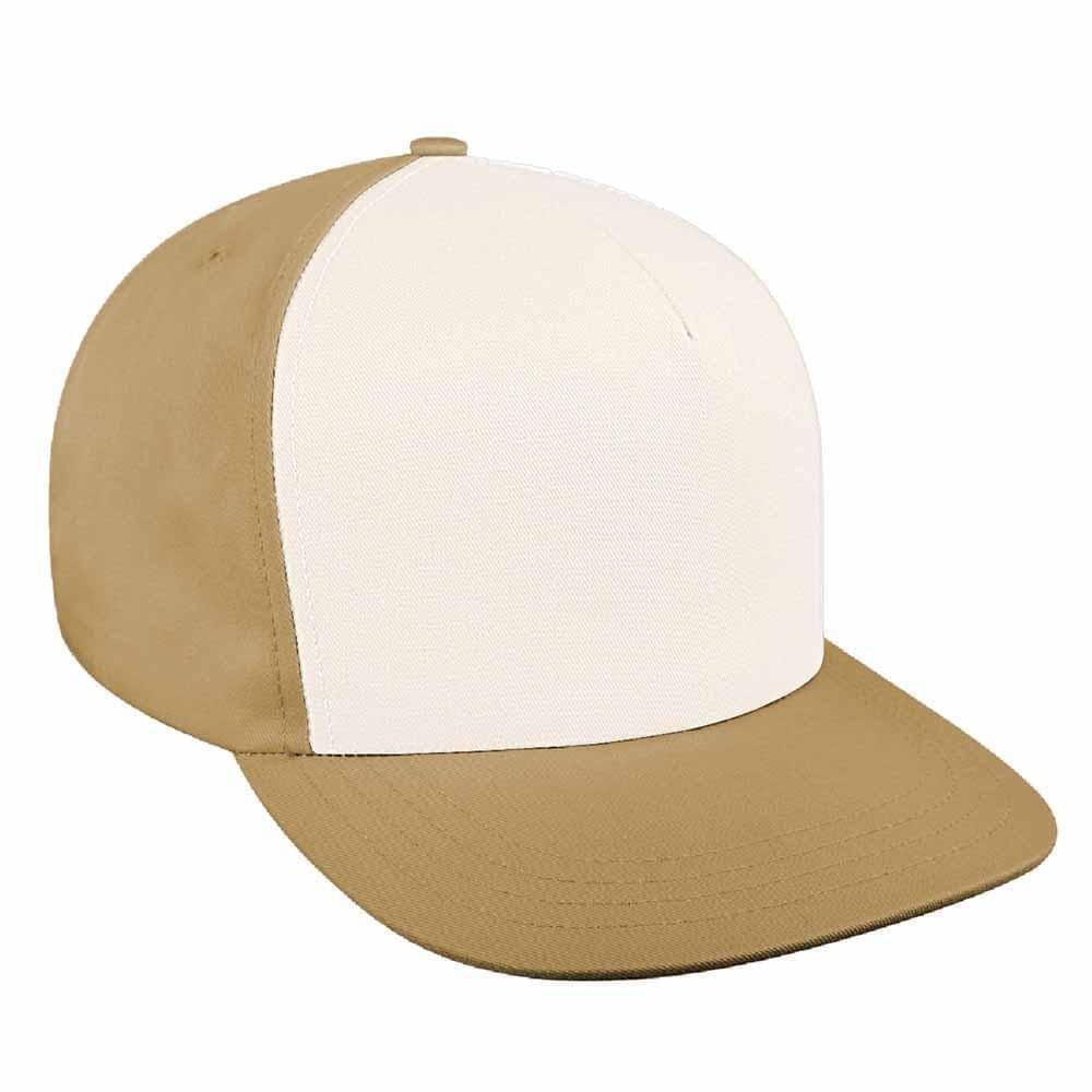 Contrast Front Brushed Leather Trucker