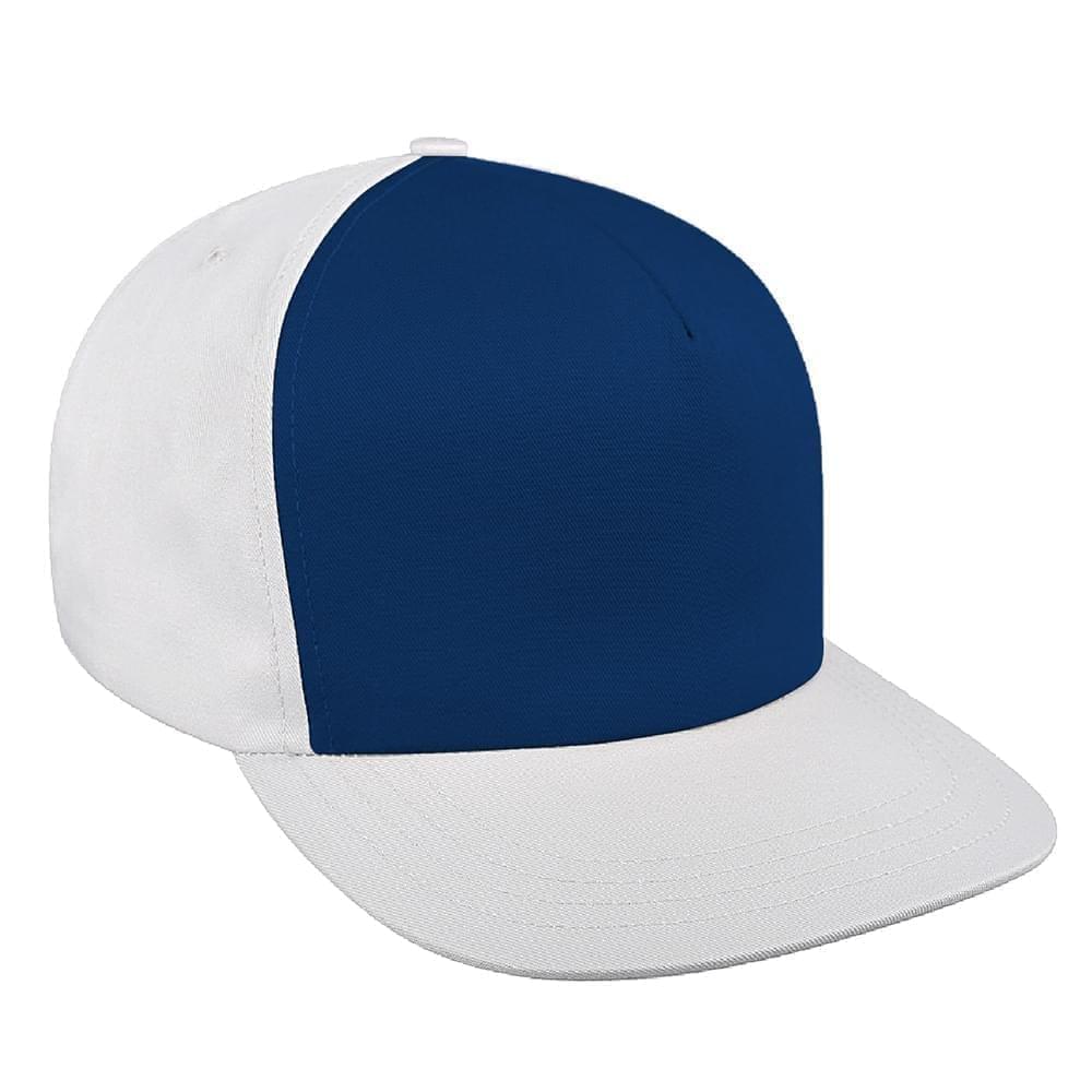 Contrast Front Denim Snapback Trucker