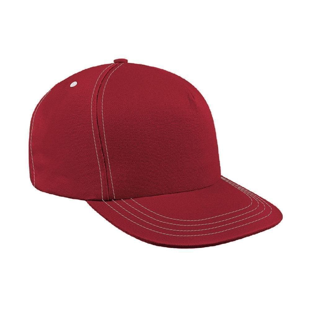 Contrast Stitching Organic Velcro Trucker