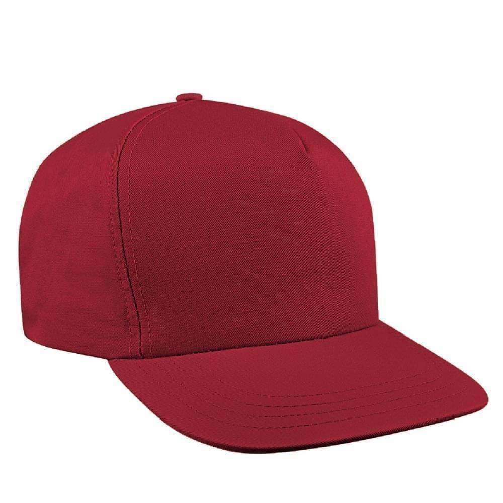 Solid Color Wool Snapback Trucker