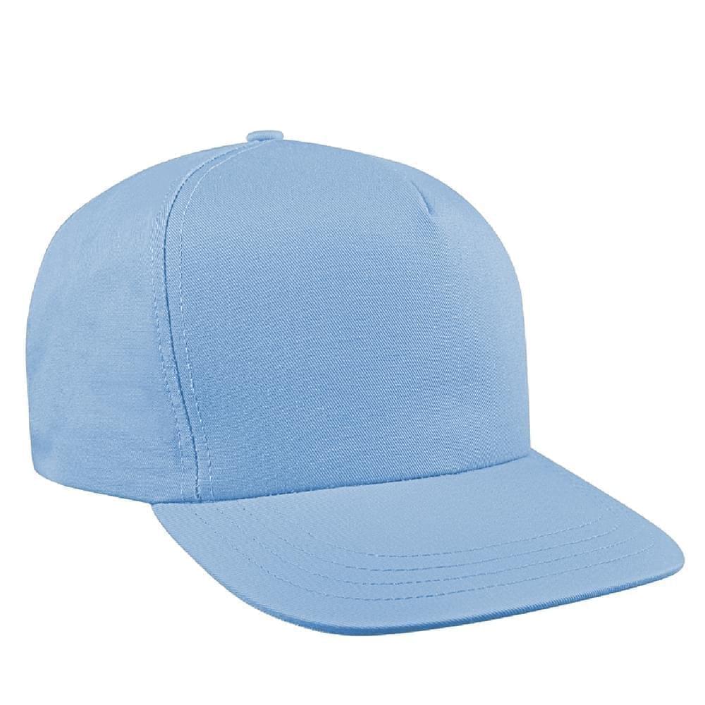 Solid Color Wool Leather Trucker