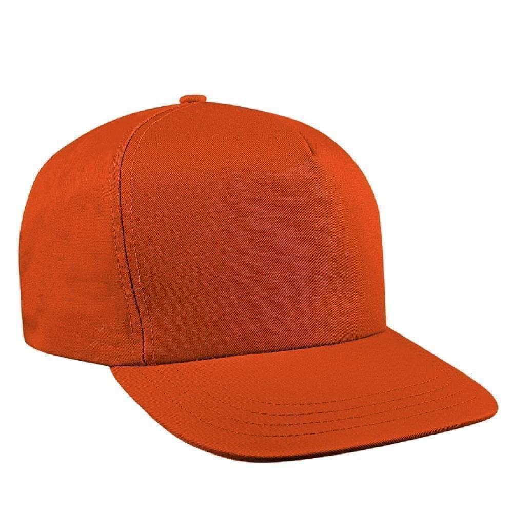 Solid Color Canvas Leather Trucker
