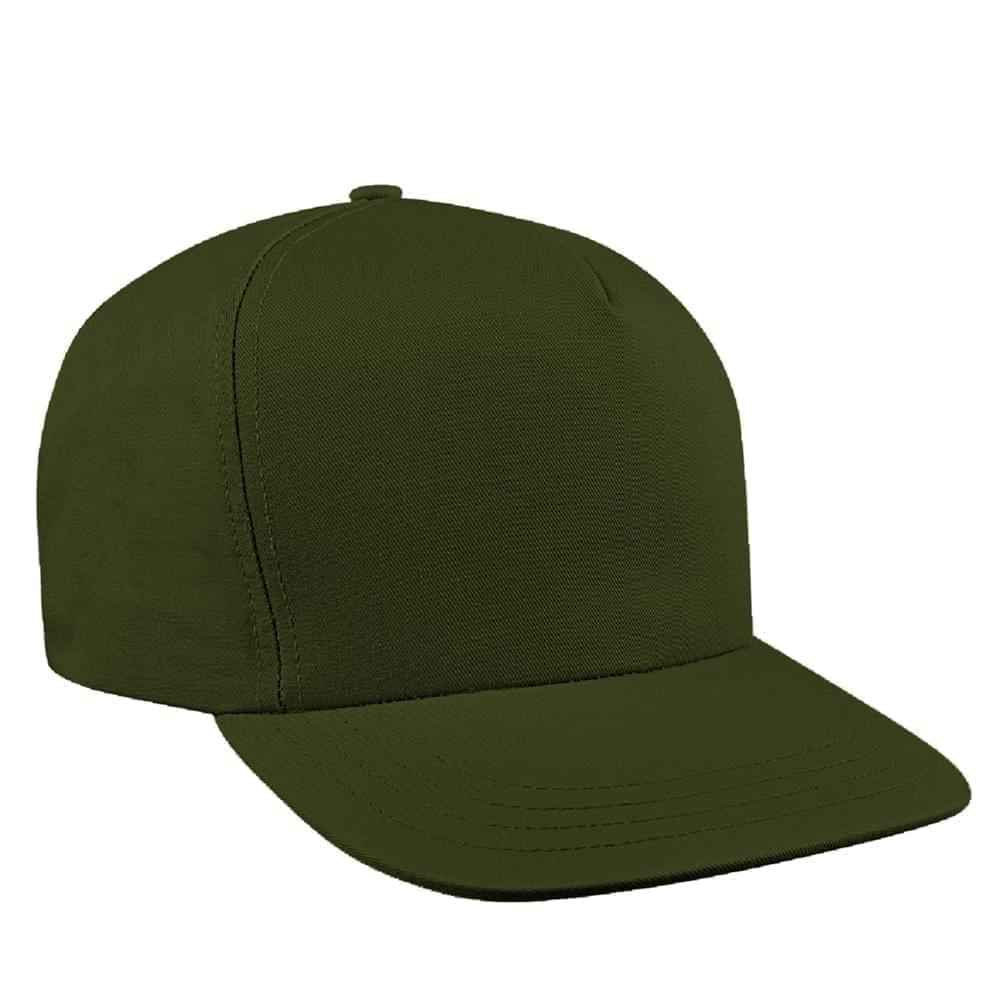 Solid Color Denim Velcro Trucker