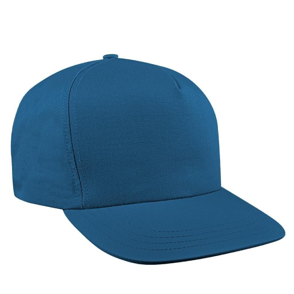 Solid Color Denim Slide Buckle Trucker