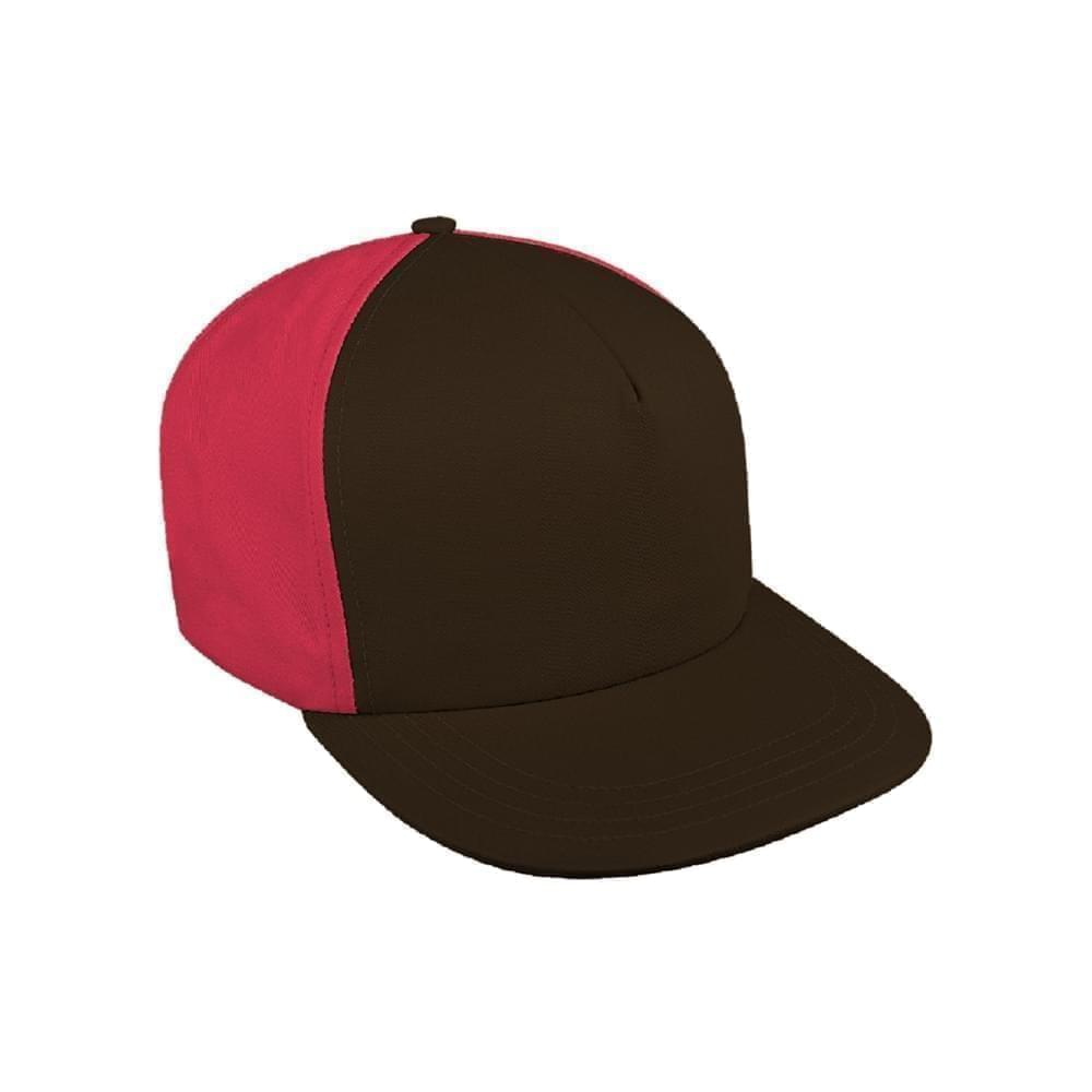 Contrast Back Brushed Velcro Trucker