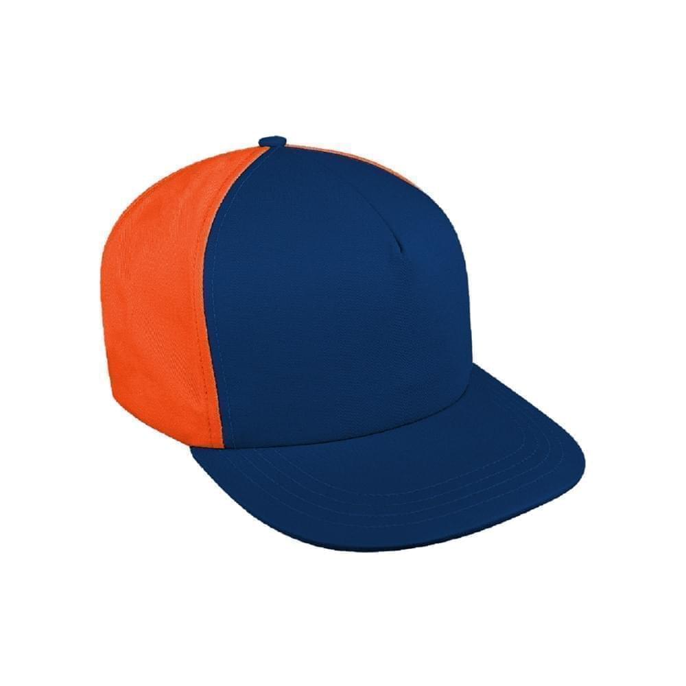 Contrast Back Canvas Velcro Trucker