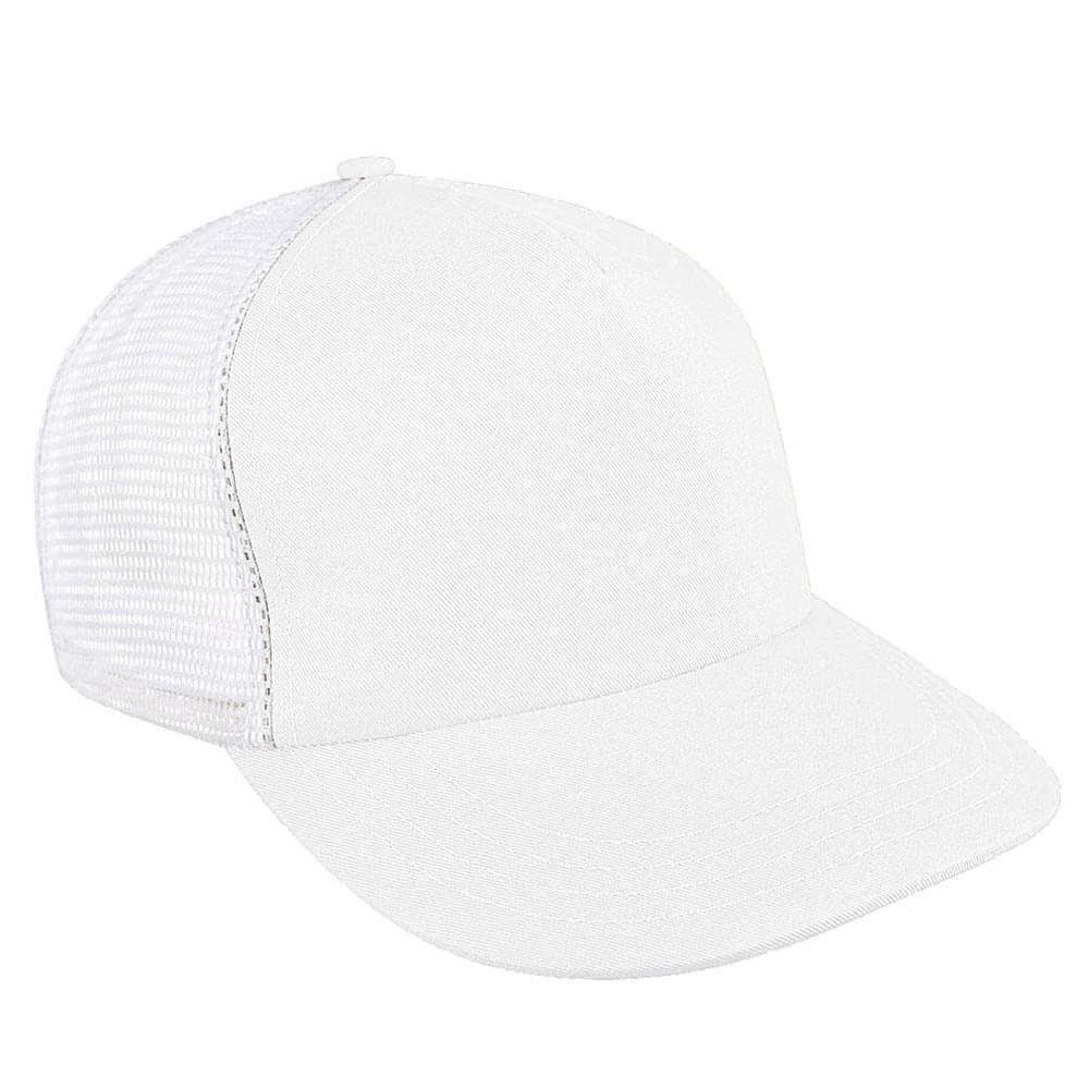 Solid Mesh Back Brushed Front Snapback Trucker