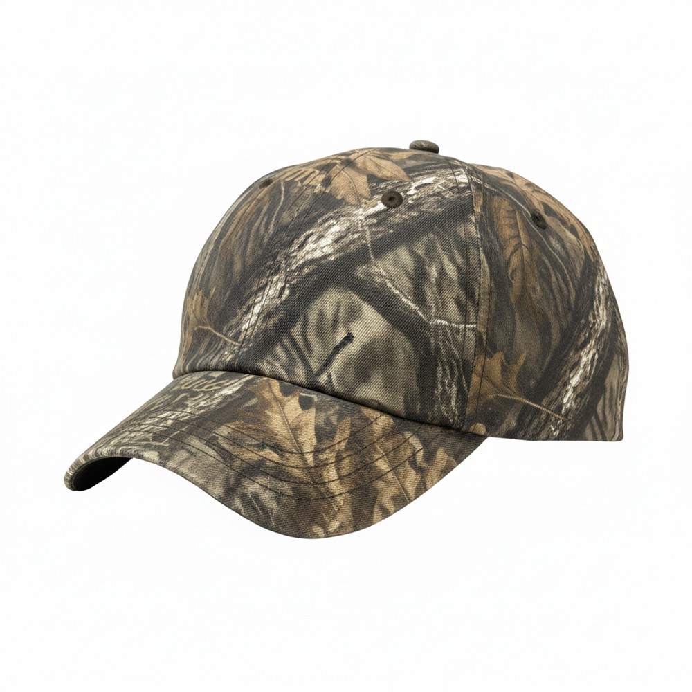 Solid Color RealTree/Mesh Snapback Dad Cap