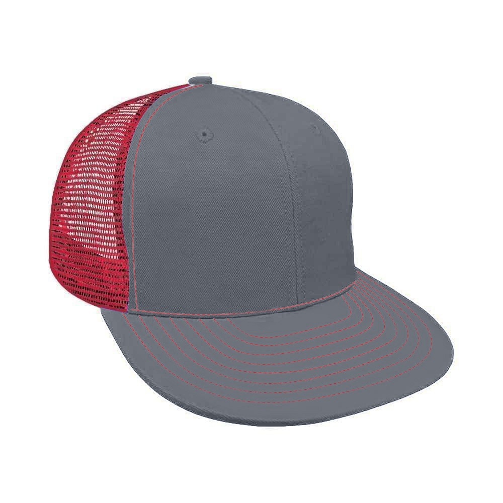 Contrast Back Meshback Velcro Dad Cap