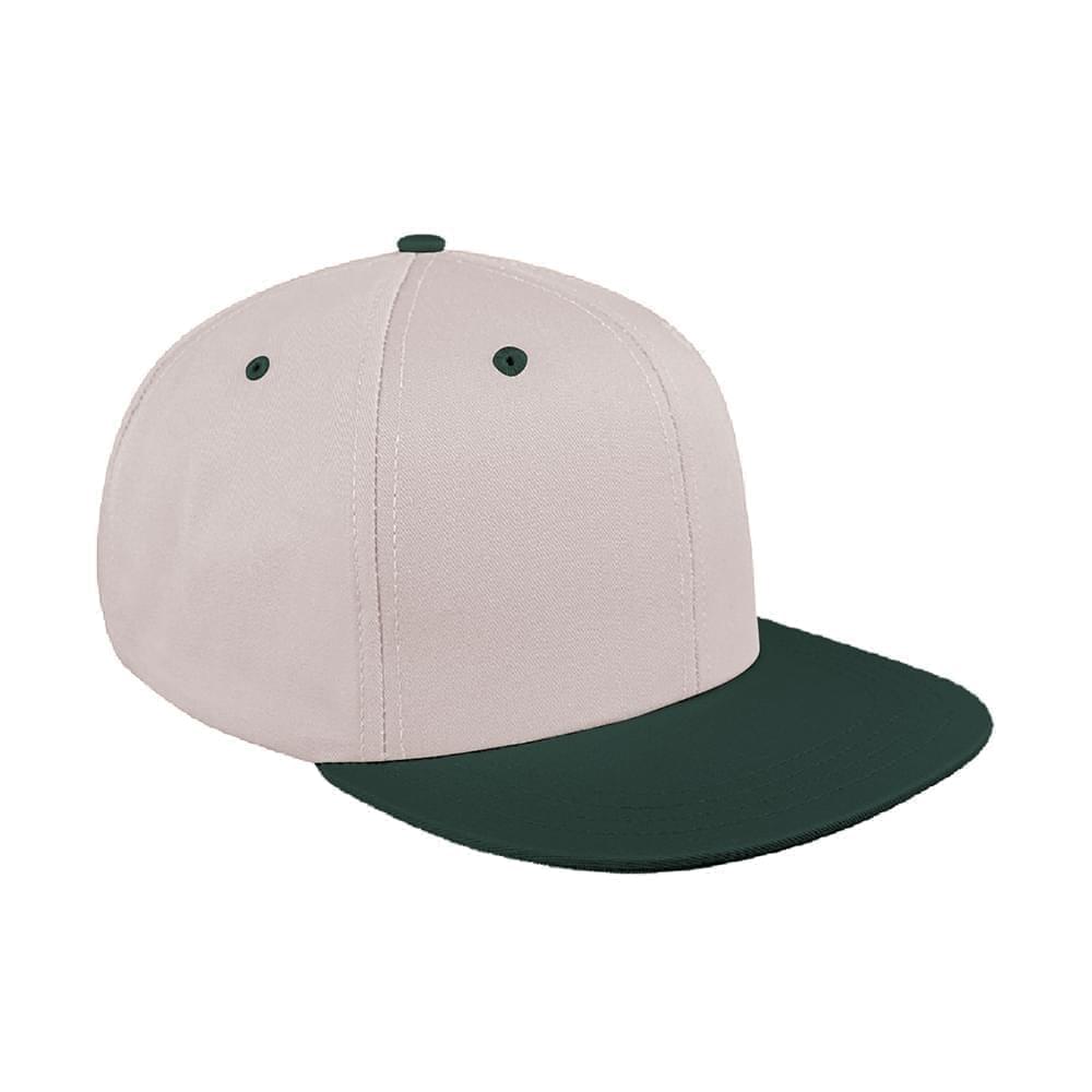 Two Tone Eyelets Brushed Velcro Flat Brim