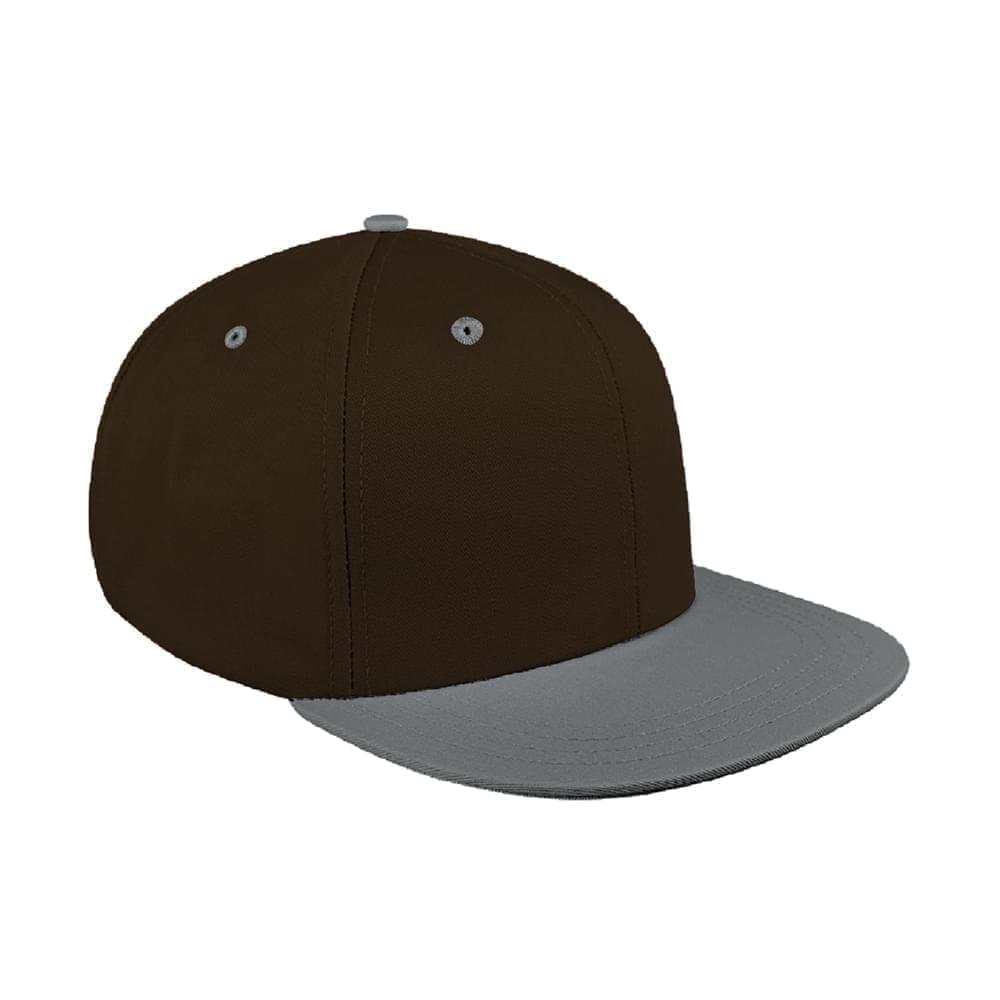 Two Tone Eyelets Ripstop Self Strap Flat Brim