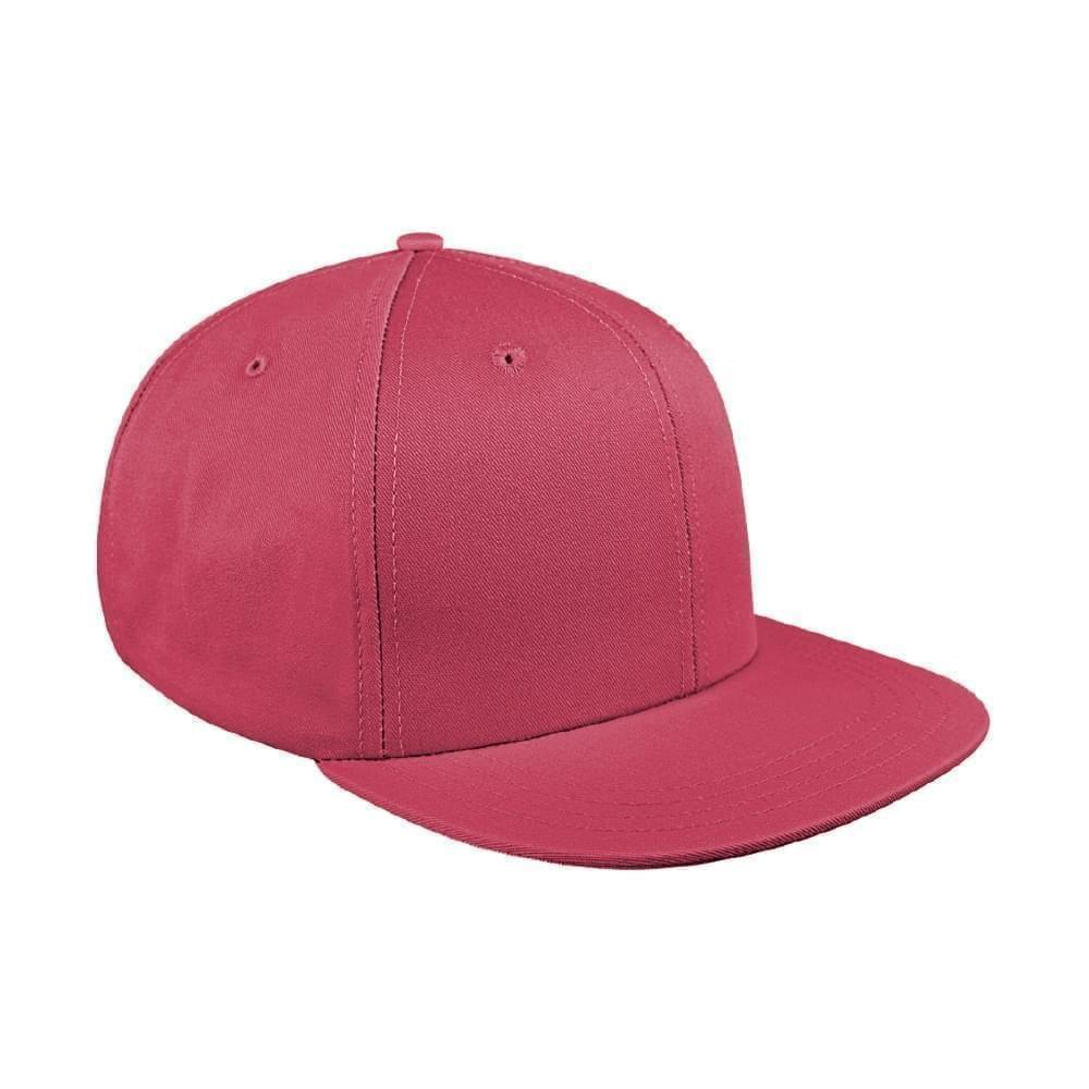 Solid Eyelets Canvas Velcro Flat Brim