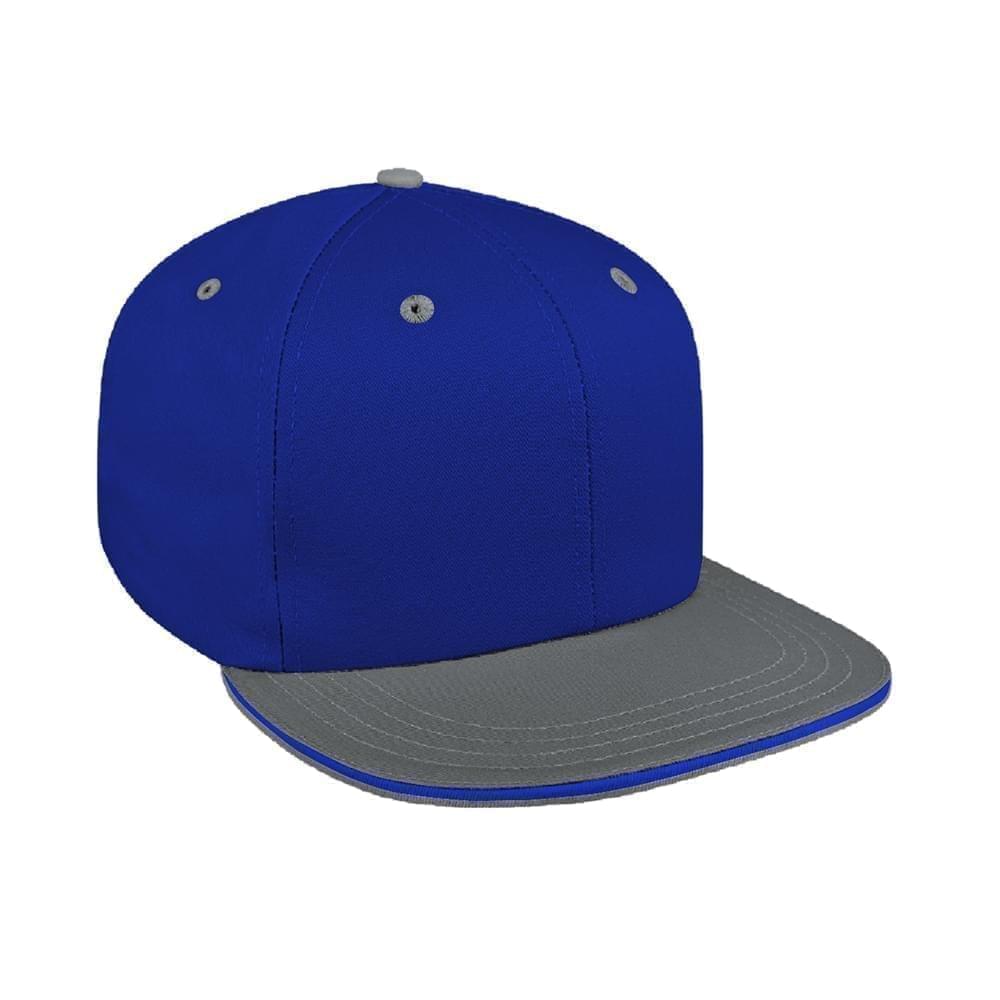Two Tone Sandwich Organic Velcro Flat Brim