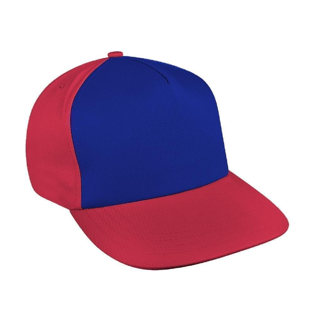 Contrast Front Pro Knit Leather Flat Brim