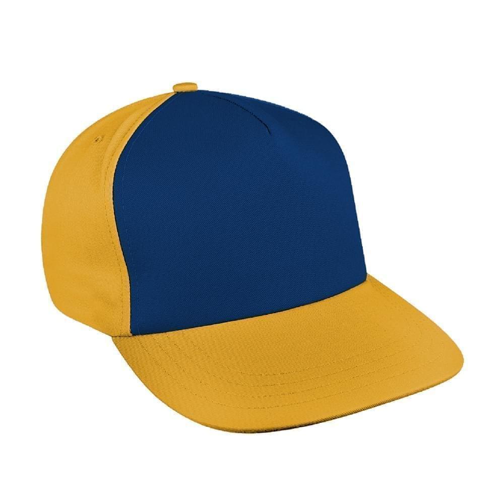 Contrast Front Twill Snapback Flat Brim