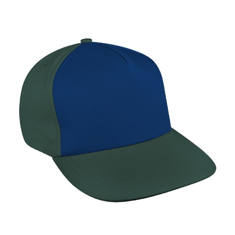 Contrast Front Pro Knit Slide Buckle Flat Brim