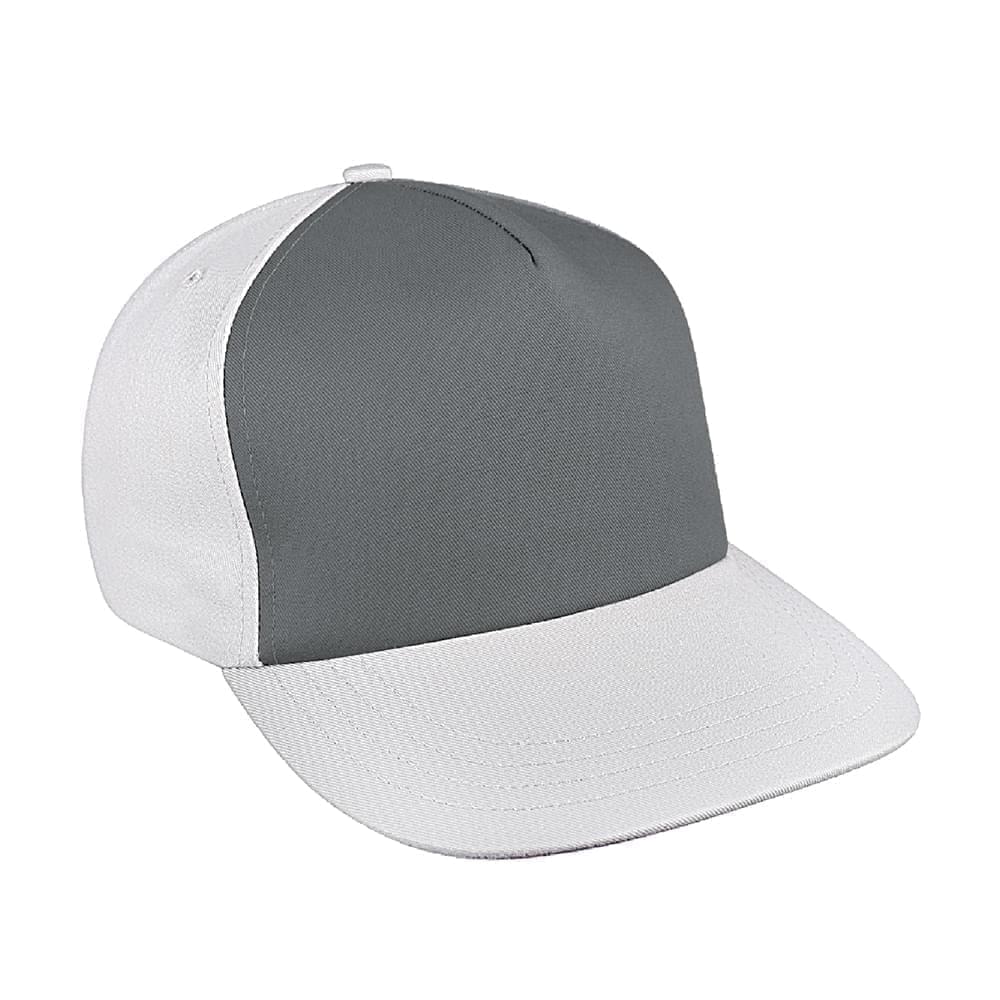 Contrast Front Ripstop Velcro Flat Brim